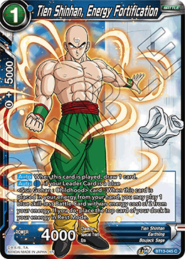 Tien Shinhan, Energy Fortification (Common) (BT13-045) [Supreme Rivalry]