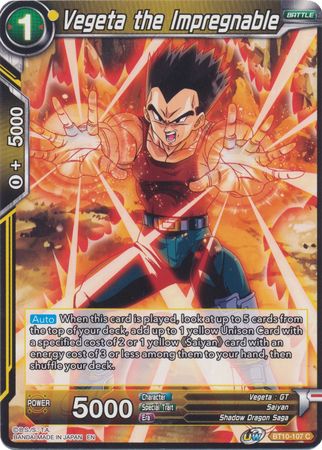 Vegeta the Impregnable (BT10-107) [Rise of the Unison Warrior 2nd Edition]