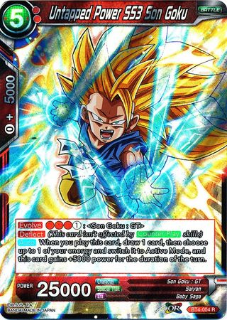 Untapped Power SS3 Son Goku (BT4-004) [Colossal Warfare]