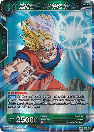Inherited Will Super Saiyan Son Goku (BT2-071) [Union Force]