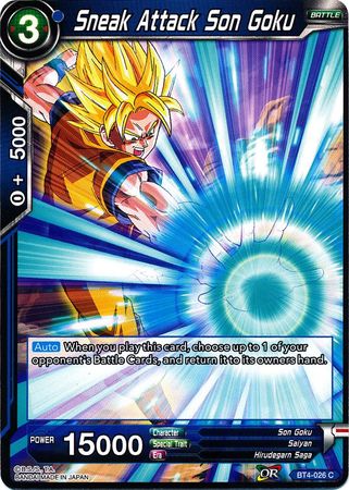 Sneak Attack Son Goku (BT4-026) [Colossal Warfare]