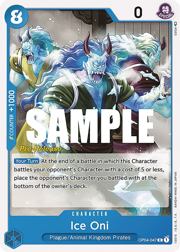 Ice Oni [Kingdoms of Intrigue Pre-Release Cards]