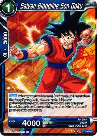 Saiyan Bloodline Son Goku (BT7-028) [Assault of the Saiyans]