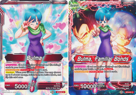 Bulma // Bulma, Familial Bonds (BT8-001) [Malicious Machinations]