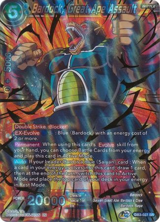Bardock, Great Ape Assault (DB3-027) [Giant Force]