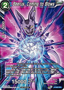 Beerus, Coming to Blows (Unison Warrior Series Boost Tournament Pack Vol. 7) (P-367) [Tournament Promotion Cards]