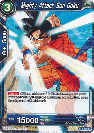 Mighty Attack Son Goku (BT2-038) [Union Force]