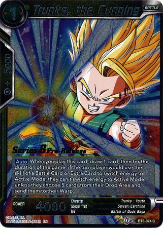 Trunks, the Cunning (BT8-074_PR) [Malicious Machinations Prerelease Promos]