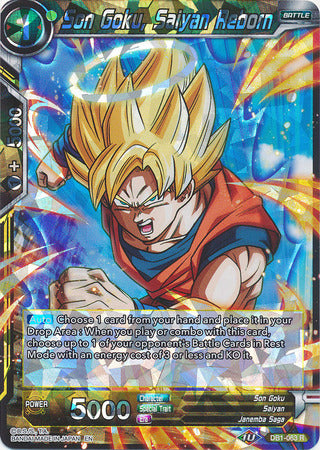 Son Goku, Saiyan Reborn (DB1-063) [Dragon Brawl]