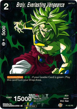 Broly, Everlasting Vengeance (P-140) [Promotion Cards]