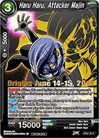 Haru Haru, Attacker Majin (Origins 2019) (BT3-120_PR) [Tournament Promotion Cards]