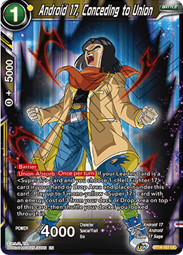 Android 17, Conceding to Union (BT14-107) [Cross Spirits]