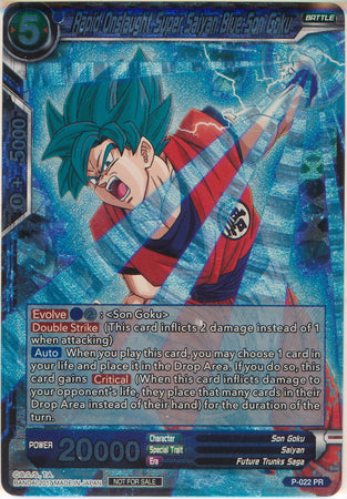 Rapid Onslaught Super Saiyan Blue Son Goku (P-022) [Promotion Cards]